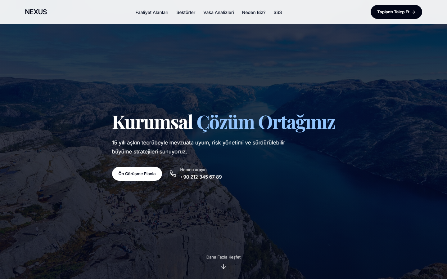 Nexus Danışmanlık — kurumsal ortaklık