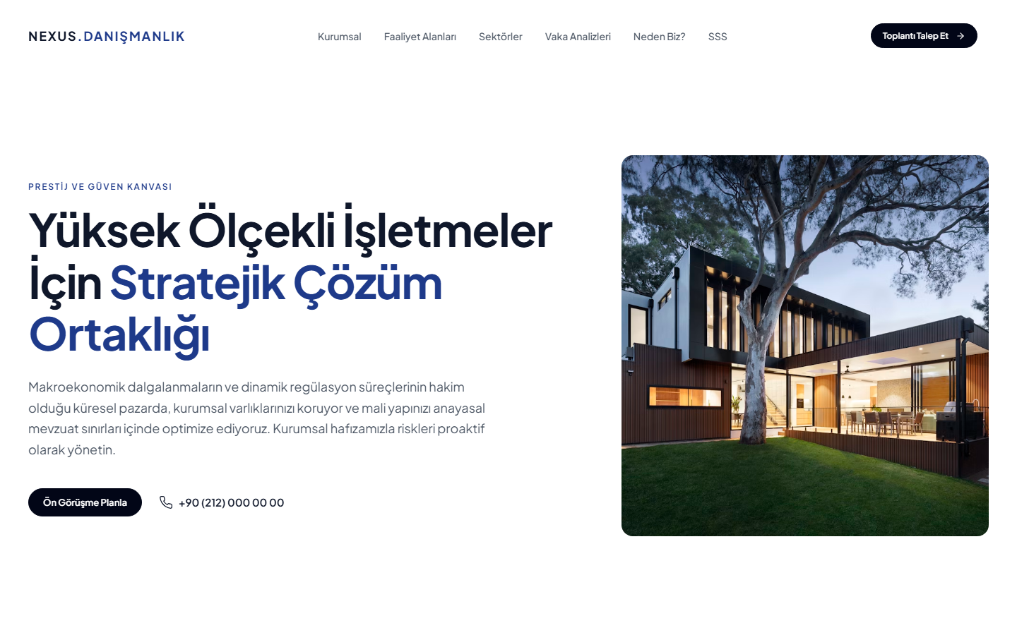 Nexus Kurumsal — strateji ve risk yönetimi