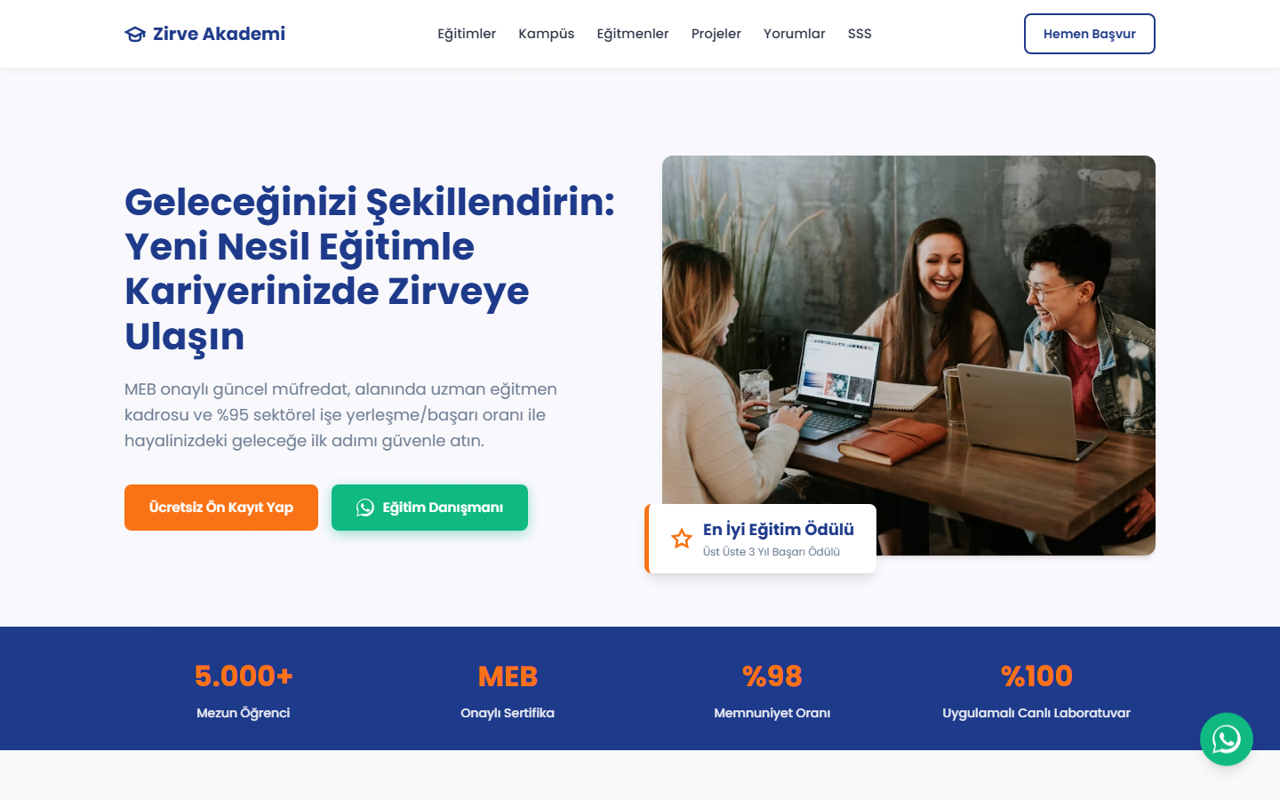 Zirve Akademi — eğitim akademisi